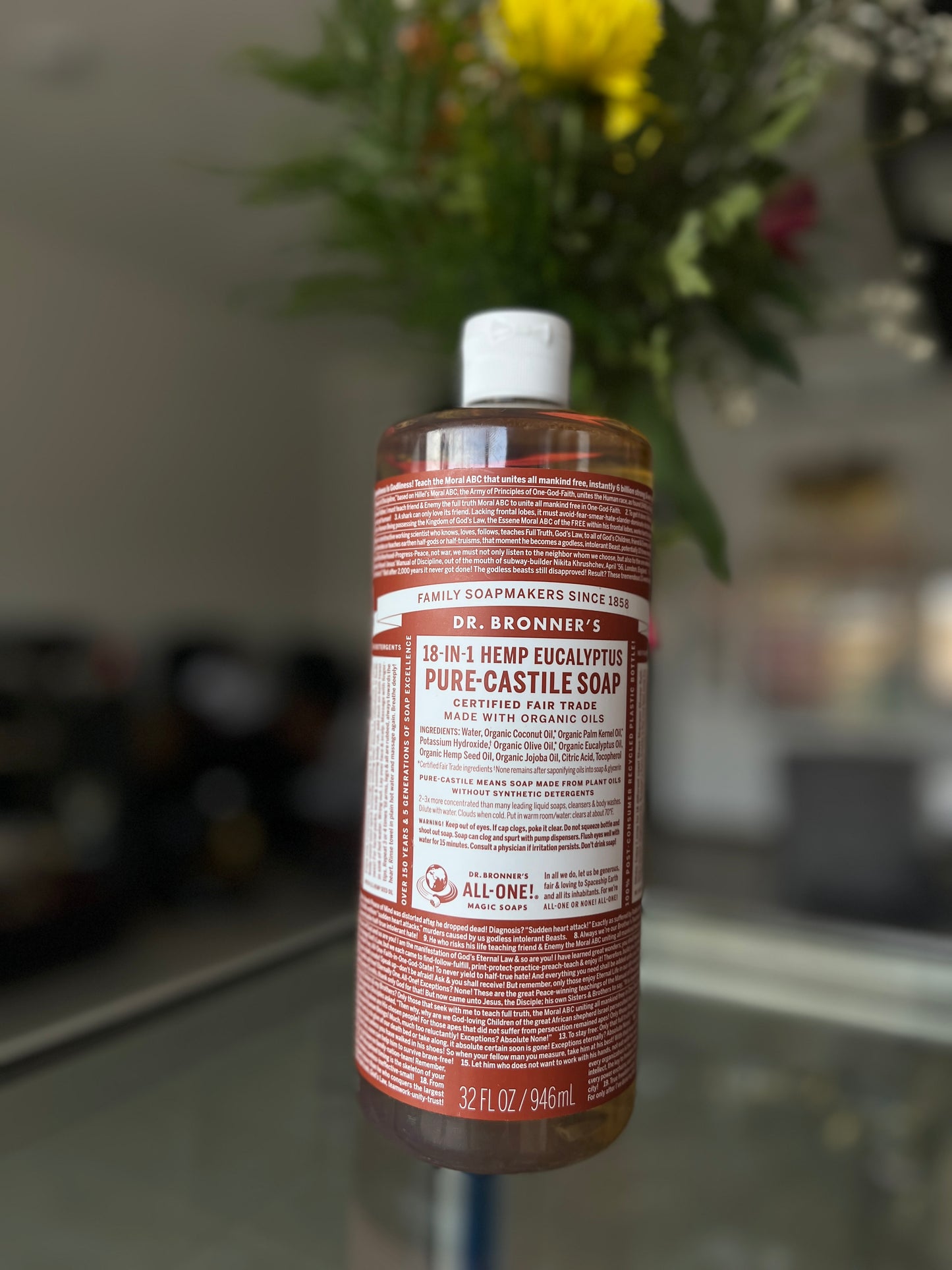18-IN-1 Hemp Eucalyptus Pure Castile Soap