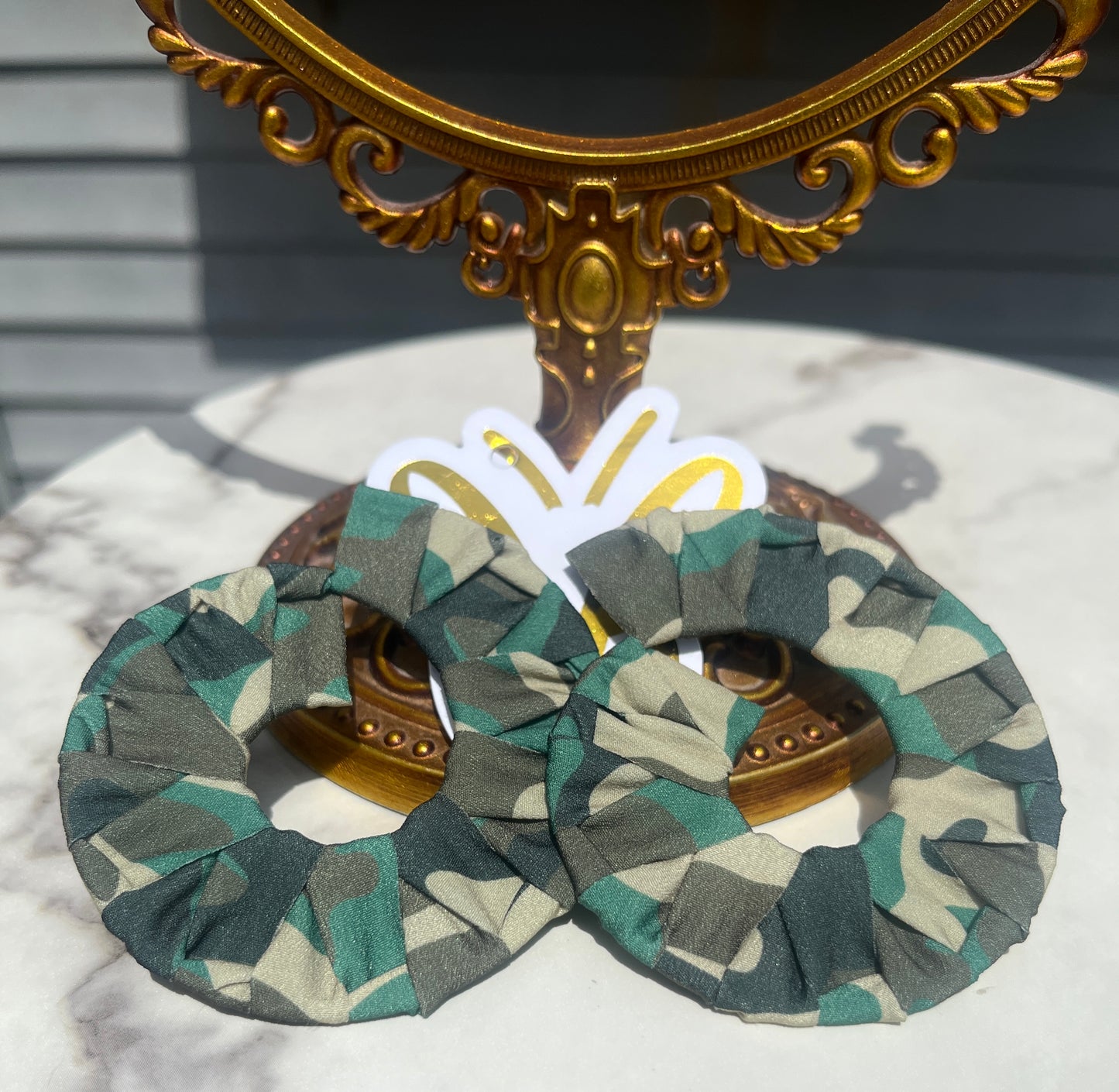 Army Abstract Earrings