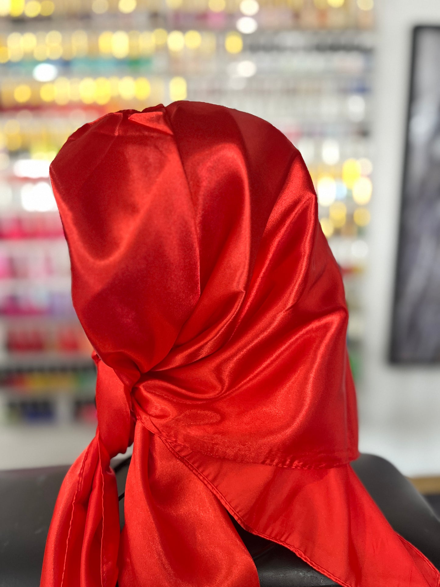 Red Satin Scarf