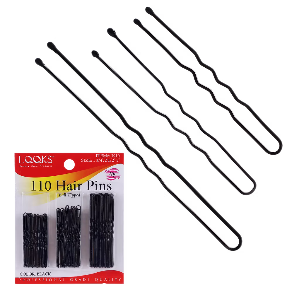 Assorted U- Hair Pins 1 3/4" ,2 1/2", 3"