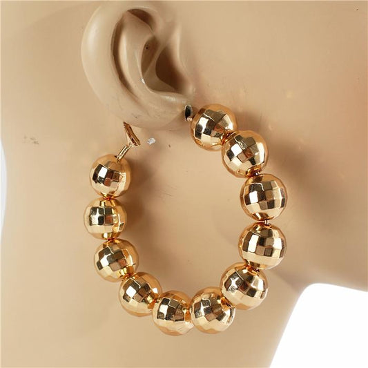 Disco Bubble Hoop Earring