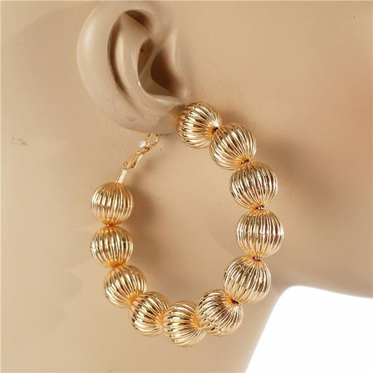 Bubble Hoop Earring