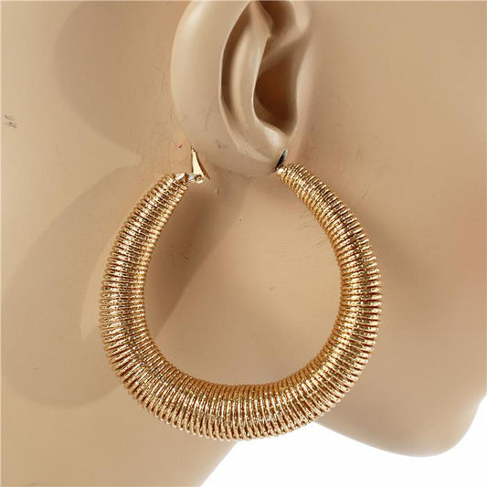 Thick Hoop Earring