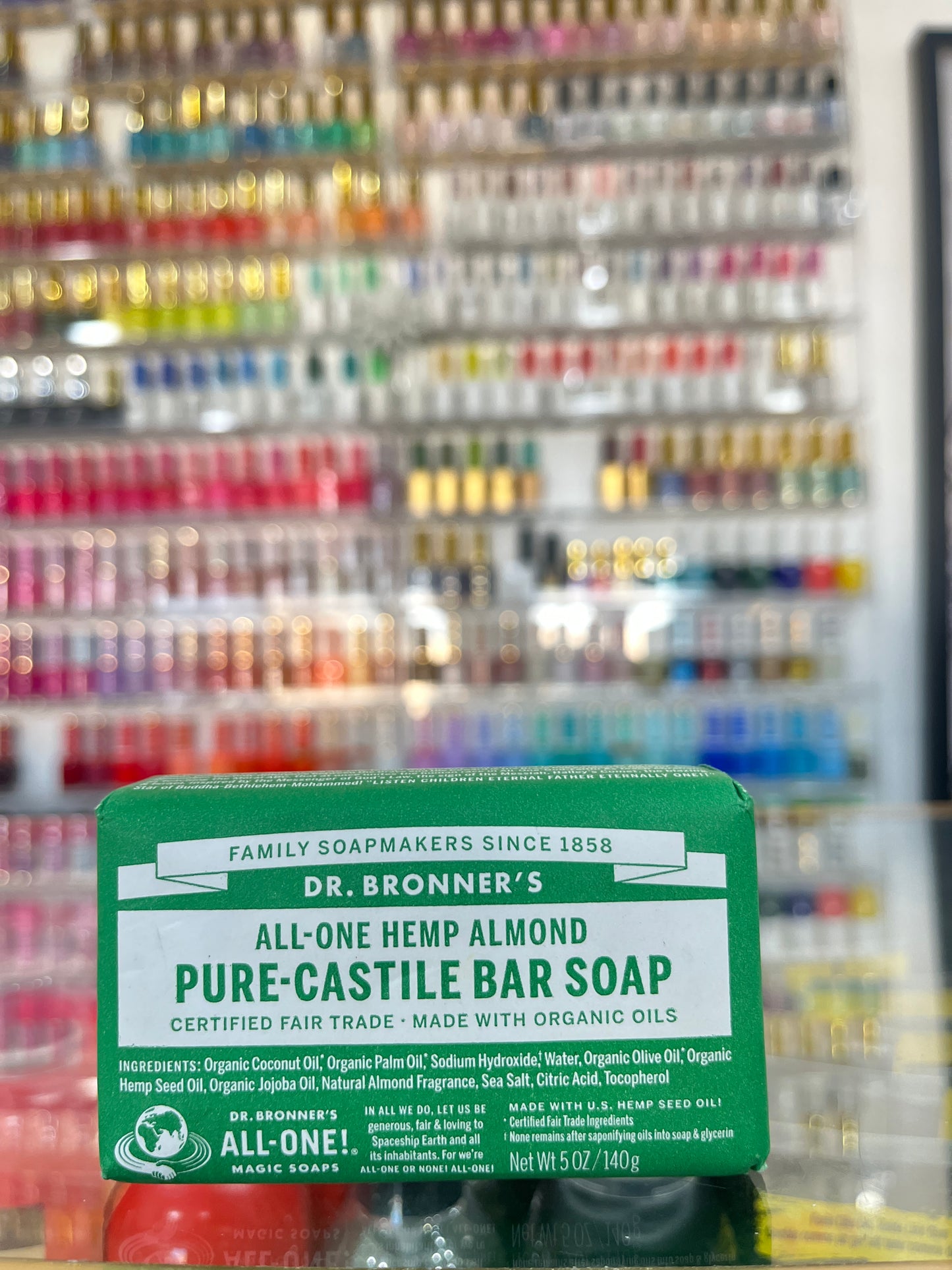Dr.Bronner’s 18-IN-1 Hemp Peppermint Pure Castile Bar Soaps