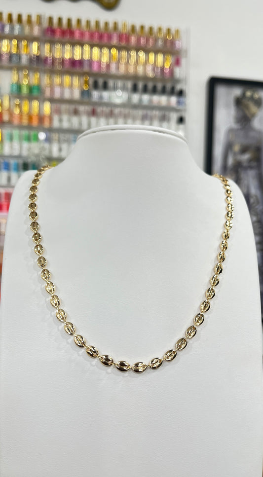 Gold Filled Small Gucci Link Necklace