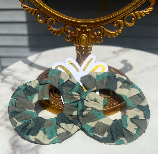 Army Abstract Earrings