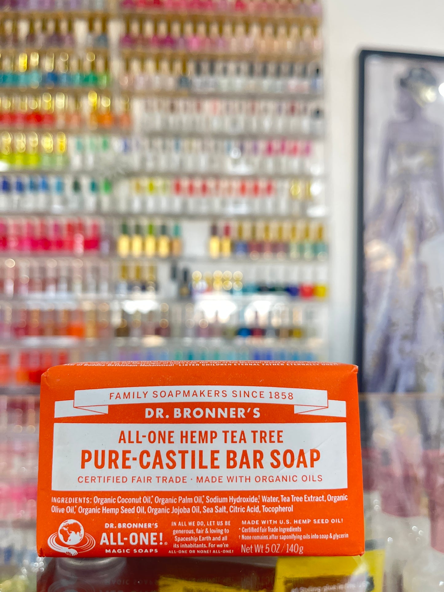 Dr.Bronner’s 18-IN-1 Hemp Peppermint Pure Castile Bar Soaps