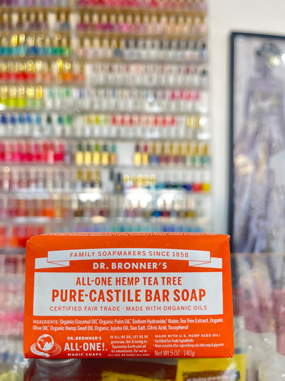 Dr.Bronner’s 18-IN-1 Hemp Peppermint Pure Castile Bar Soaps