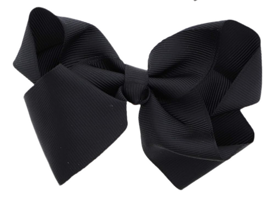 Black Hair Bow