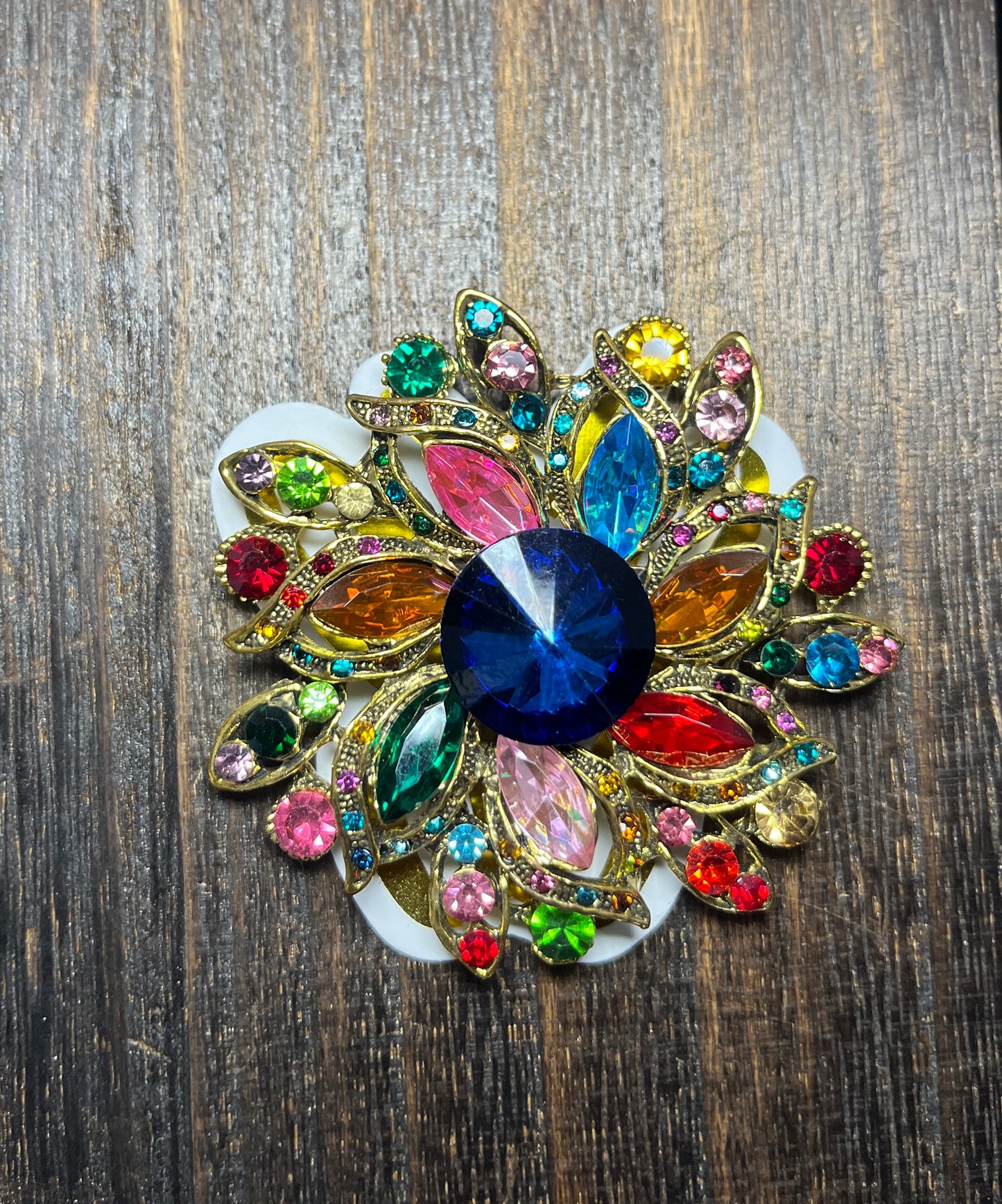Multi-Color Fancy Brooch
