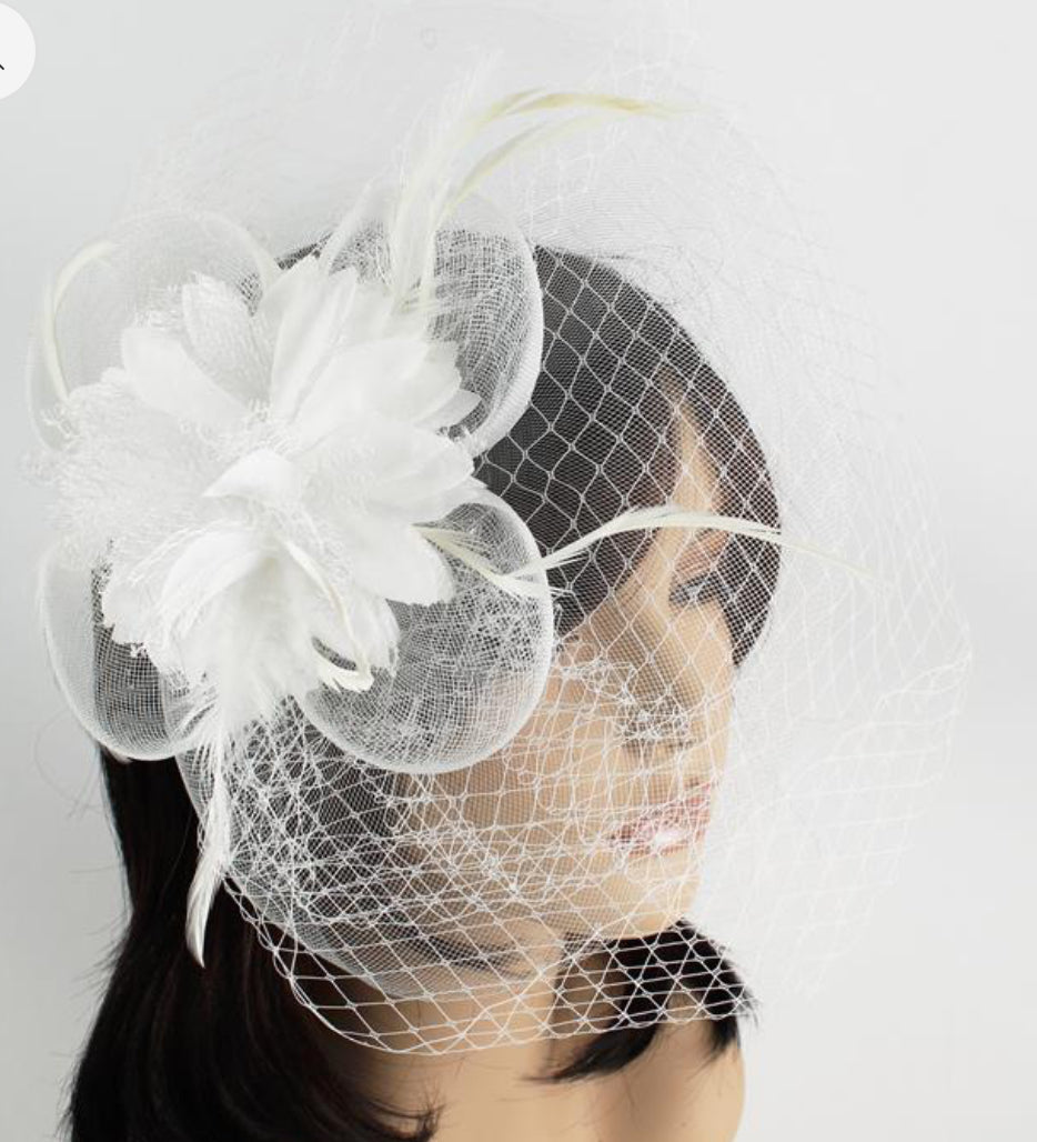 Floral Net Fascinators