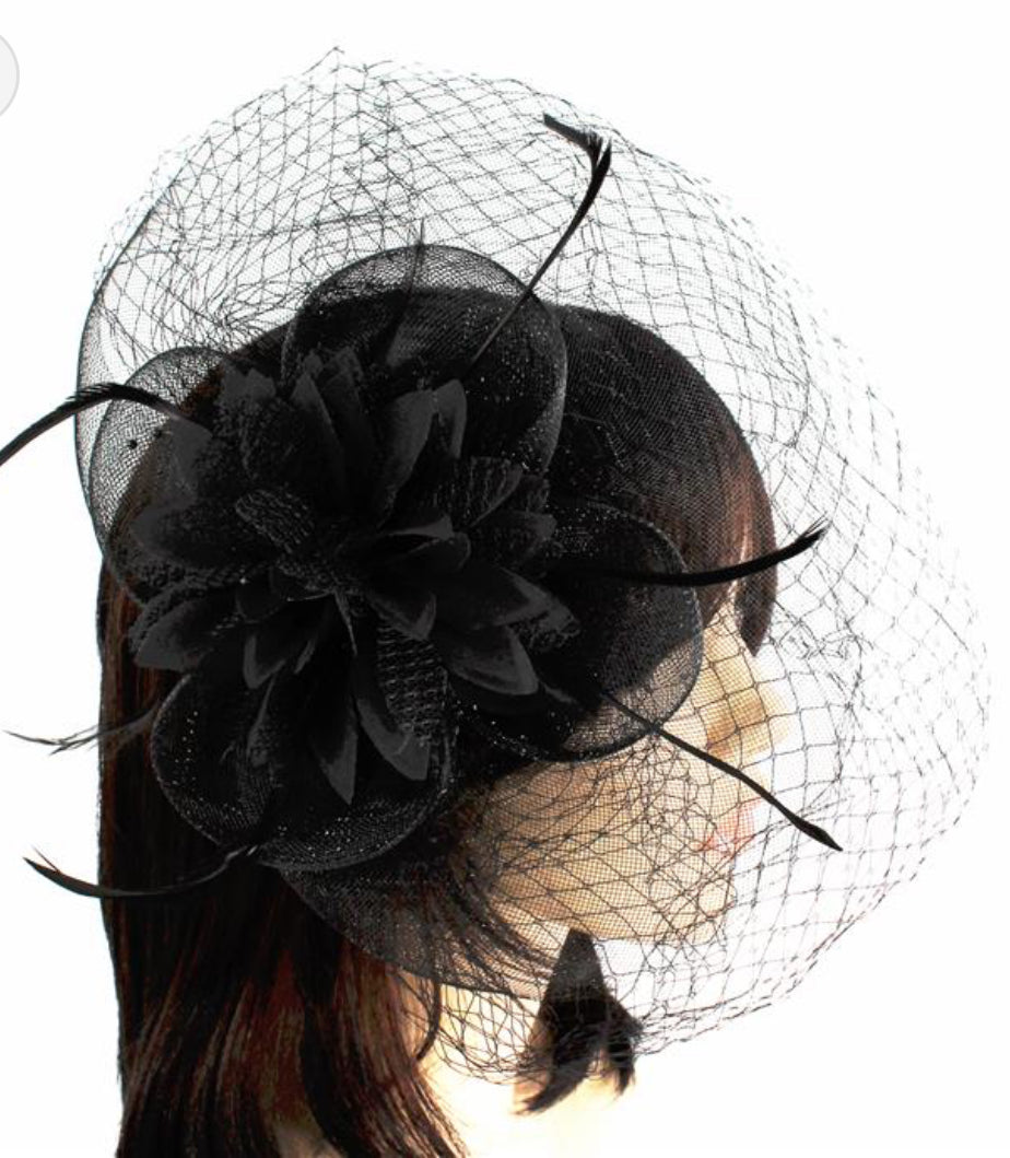 Floral Net Fascinators