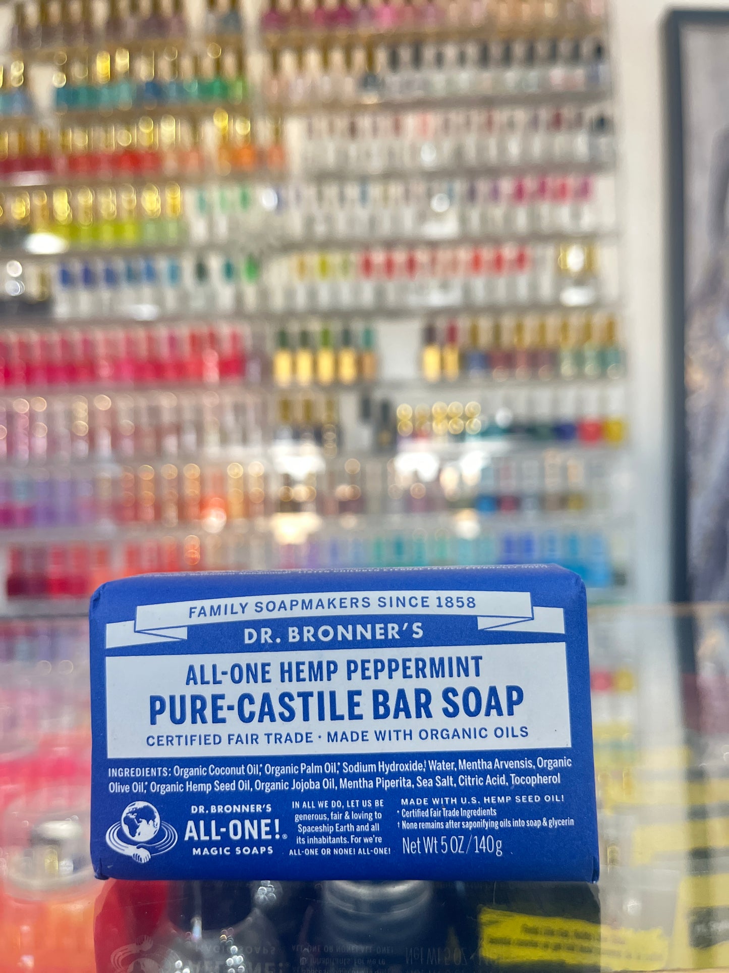 Dr.Bronner’s 18-IN-1 Hemp Peppermint Pure Castile Bar Soaps