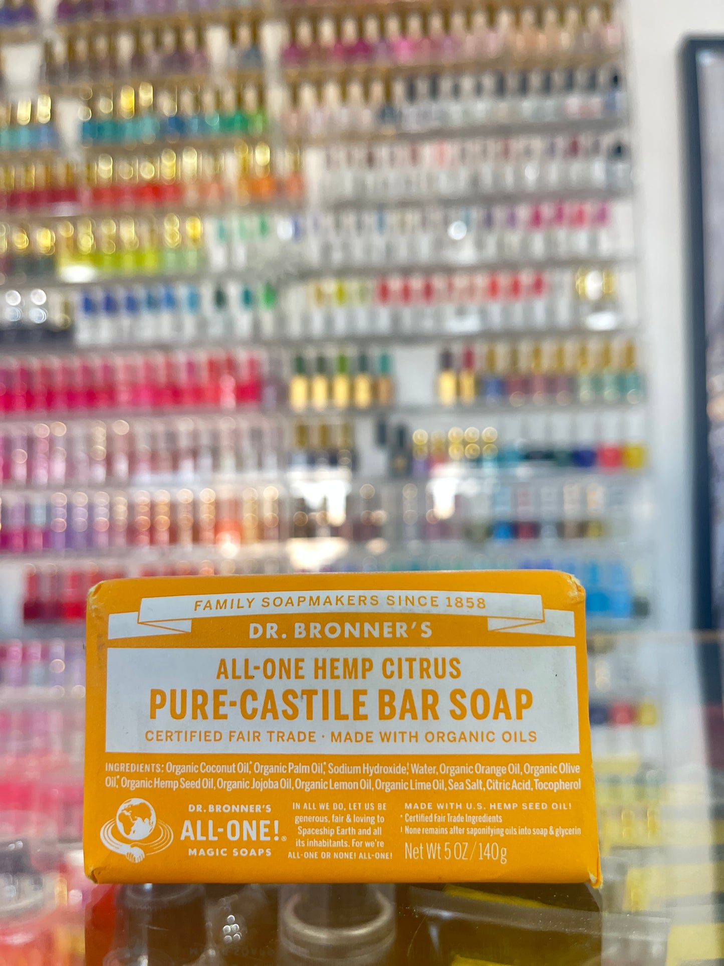 Dr.Bronner’s 18-IN-1 Hemp Peppermint Pure Castile Bar Soaps