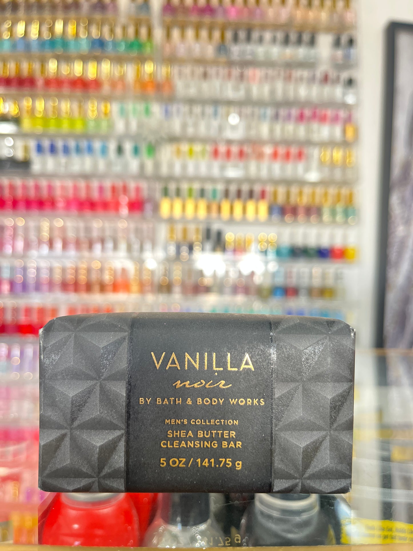 Vanilla Noir Men Shea Butter Cleansing Bar Soap