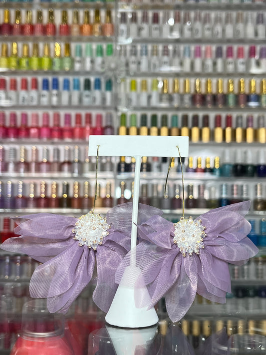 Flower Statement Earrings
