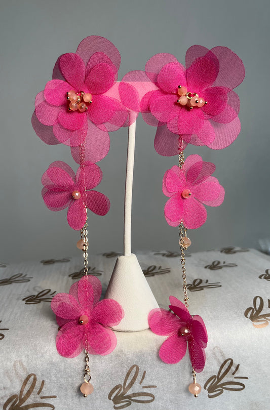 Flower Drop Earrings